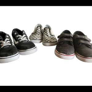Lot of 3 PLAY condition Vans size 10 boys